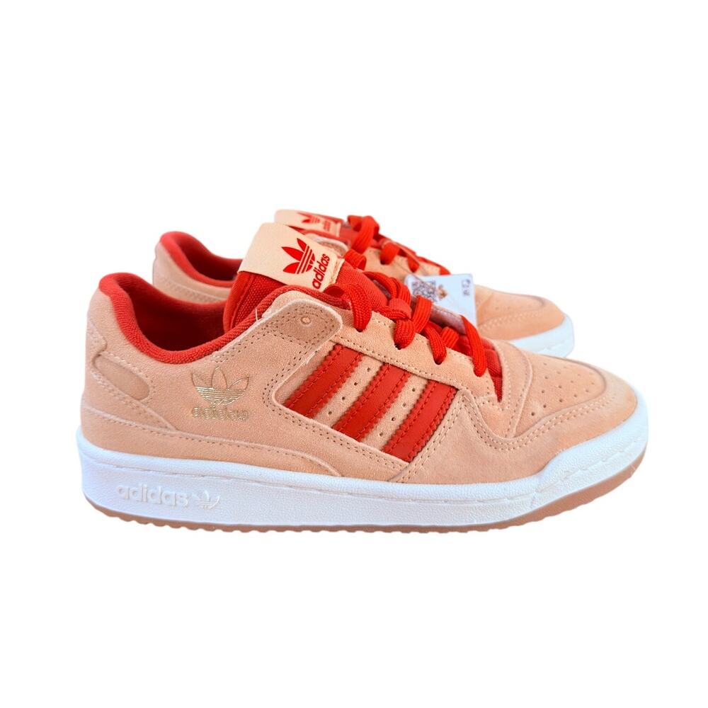 NEW Adidas Men's Forum Low CL Orange Size 5.5 - Picture 2 of 8